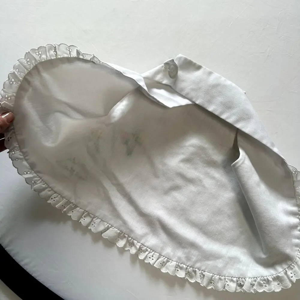 Vintage Howday Sportswear Of Miami Embroidered Pinafore Apron Dress